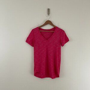 Lululemon What The Sport Tee Heathered Boom Juice Size 6